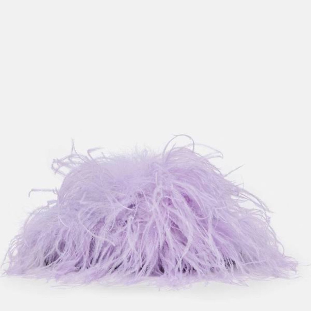 🔴ATTICO SELENE FEATHER PLATFORM SLIDES SZ 5.5 - Picture 4 of 5